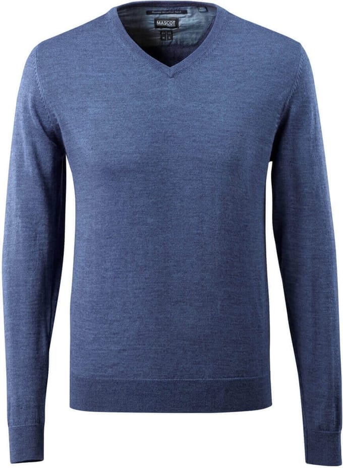Mascot Frontline Gebreide trui 50635-989 - blauw-gemêleerd - 4XL