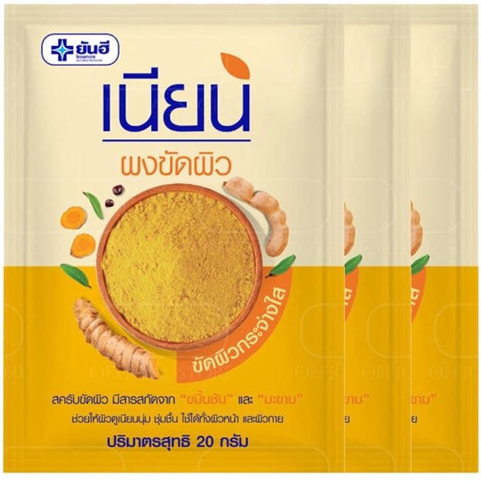 Yanhee Nian Pong Kat Piew, gommage corporel, 20 g. x 3 pièces 20 g. x 3 pcs orange