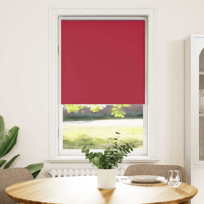vidaXL - Rolgordijn - verduisterend - 80x130 - cm - stofbreedte - 75,7cm - polyester
