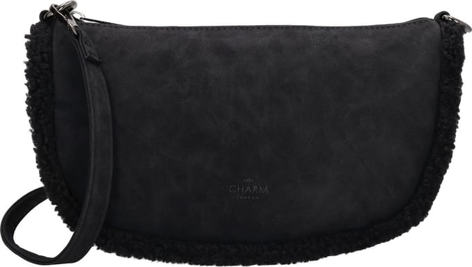 Charm London Newington Schoudertas - Zwart