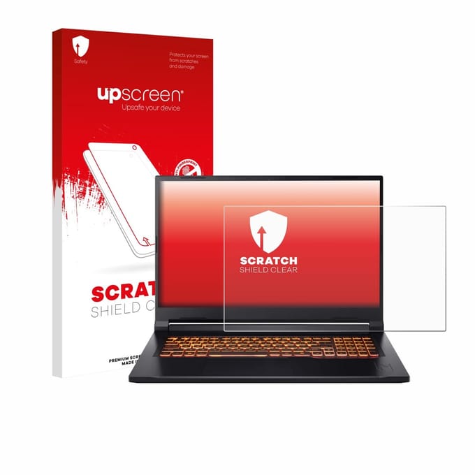 upscreen - Screenprotector voor Acer Nitro V 17 AI - Folie Beschermfolie transparant