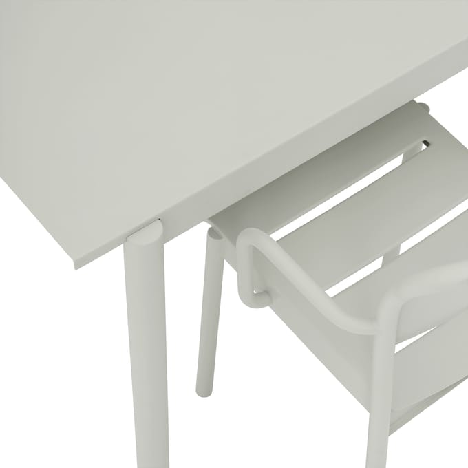 Muuto Linear Steel Armleunstoel - grijs