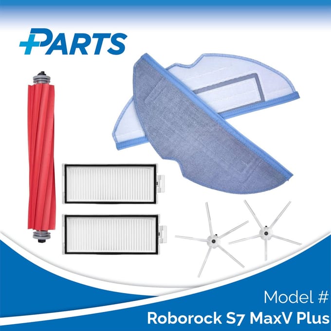 Roborock S7 MaxV Plus Onderhoudsset (Plus.Parts® alternatief voor 8.02.0091)