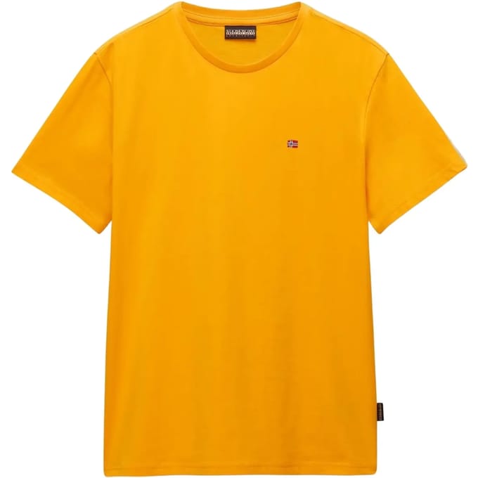 Crew Neck Short Sleeve Tee - Orange T-Shirts