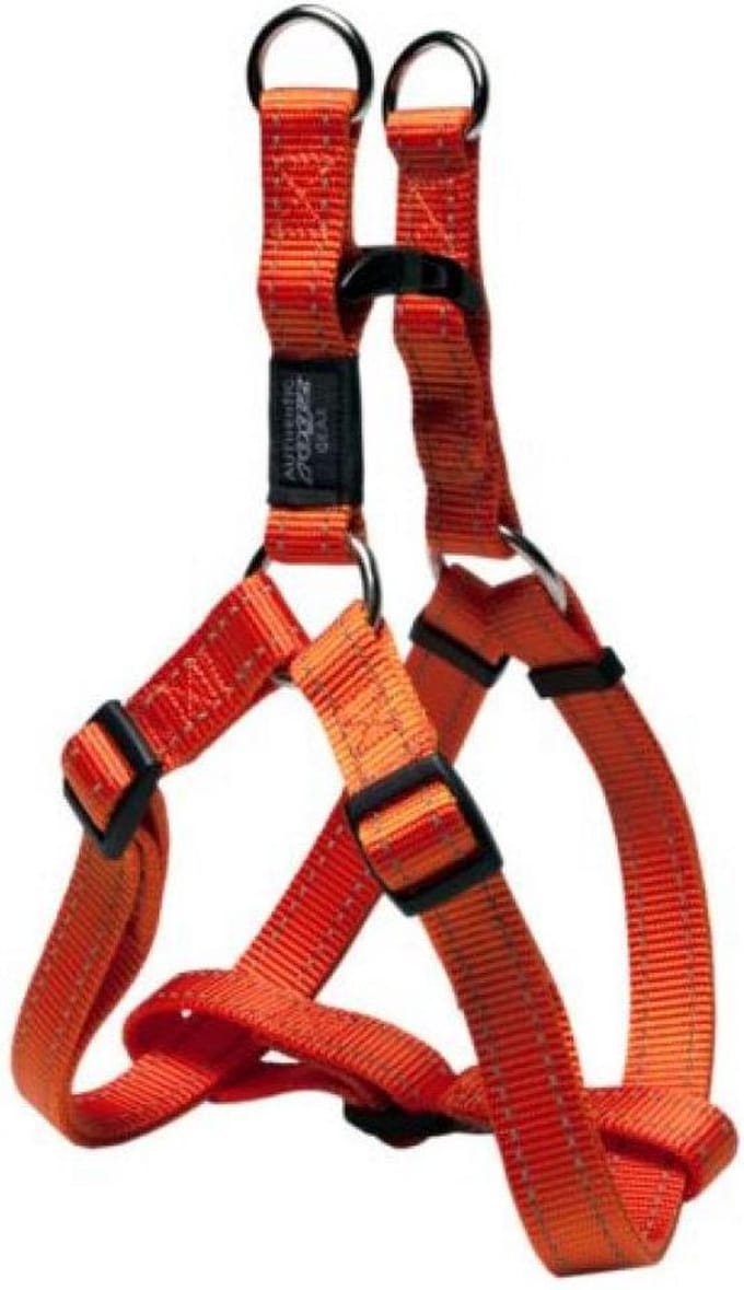 Rogz For Dogs Lumberjack Step-In Hondentuig - 25 mm x 67-103 cm - Oranje