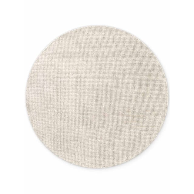 Ted Baker Greenwich rond wollen vloerkleed Croom Naturel Wit - Rond 160 Ø - (M)