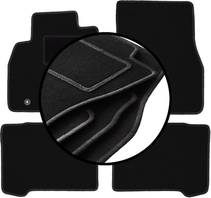 Complete set veloursmatten voor: Mitsubishi Grandis minivan (2004-2010)