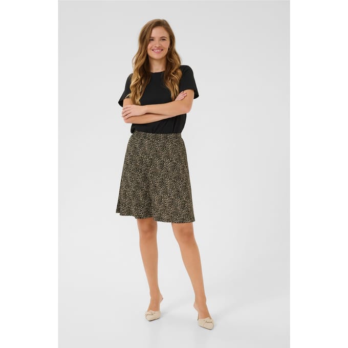 Rok Regular fit Brown Leopard Print