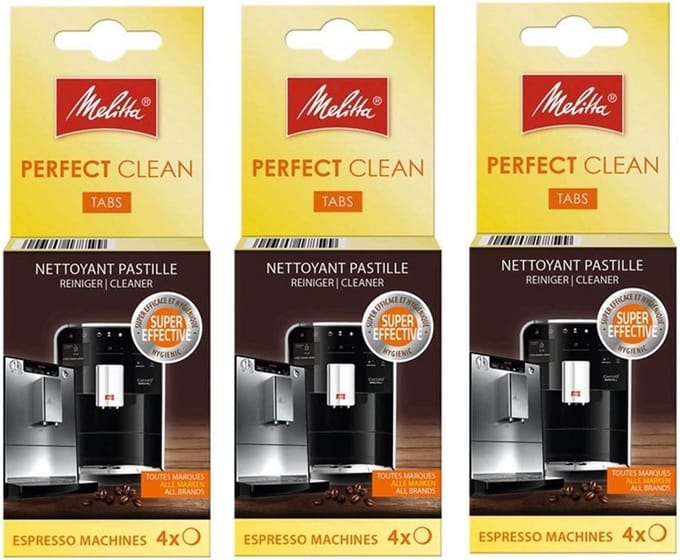 Melitta Perfect Clean - Espresso Machinereiniger - 3 x 4 zakjes