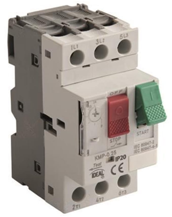 Ideal KMP Serie - Motorbeveiligingsschakelaar - 0.16-0.25A - IP20