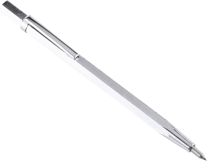 Graveerpen - Kraspen - Materialen Markeren - Draagbaar Ontwerp - 14.5 cm - Zilver