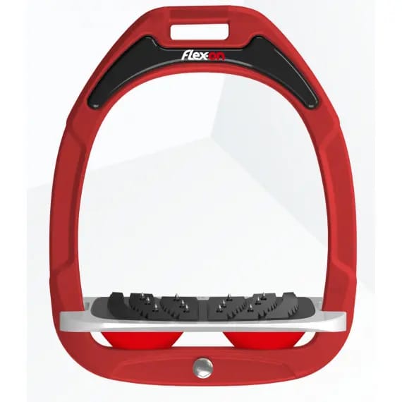 Ultra Grip Incliné Steun in Rood/Grijs/Rood Flex-On Green Composite