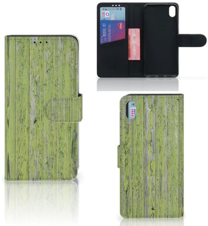 Xiaomi Redmi 7A Book Style Case Green Wood