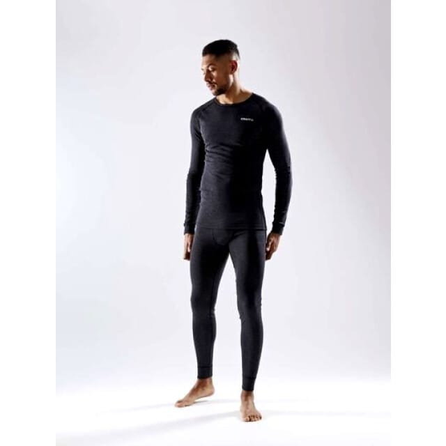 Craft - Core Wool Merino LS Tee - Thermoshirt - Heren - Zwart - S