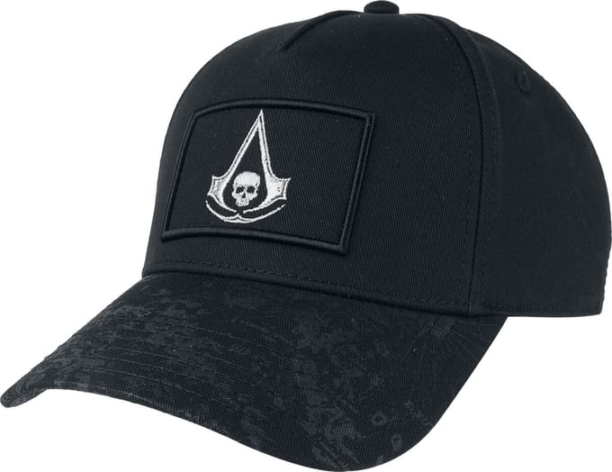Assassin's Creed - Assassin's Creed Black Flag Logo Verstelbare pet - Zwart