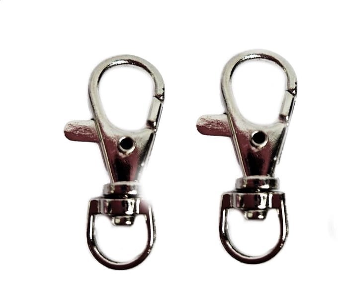 BamBella® - Musketon haak - 36mm - klein haakje sluiting ring karabijnhaak