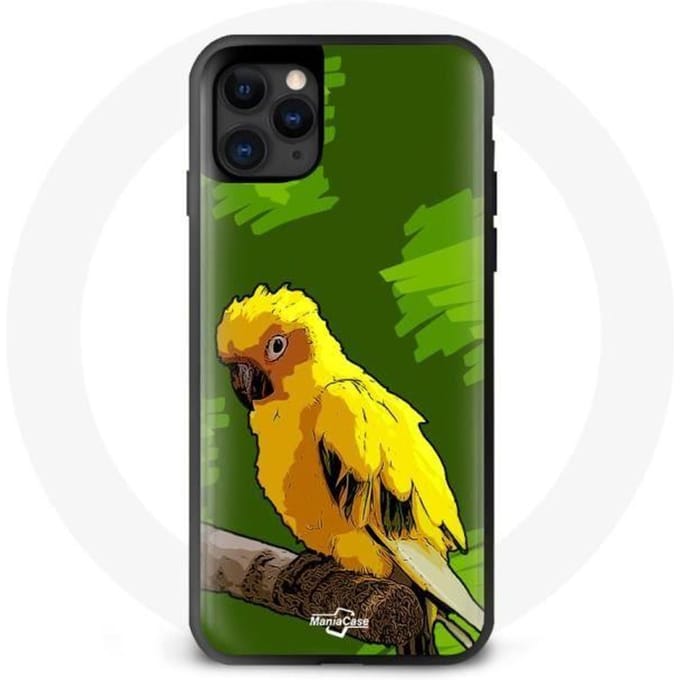 Coque Iphone 13 Perruche jaune