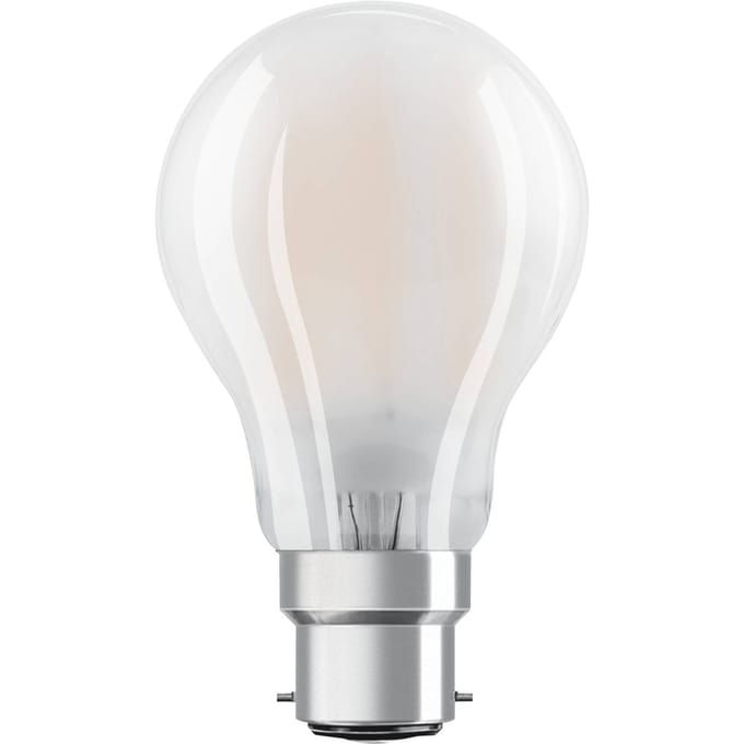 OSRAM LED lamp B22d Classic 827 6,5W 2per pak mat