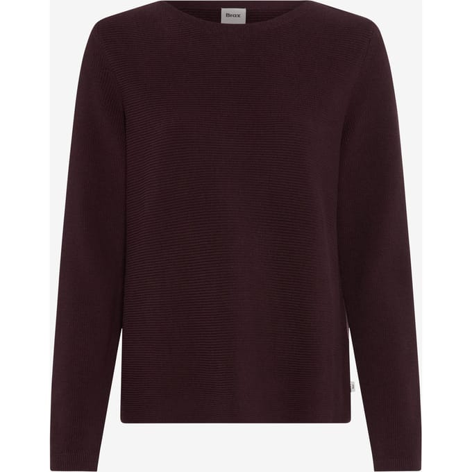 Brax Dames Trui  Style LESLEY blackberry violet, donkerpaars, maat 44
