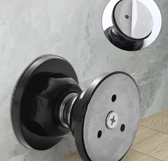 Magnetische deursluiting Zwart - Deurstopper - Deur vastzetten - Deurstop - Deur dichtgooien - Deursluiting - D4.1