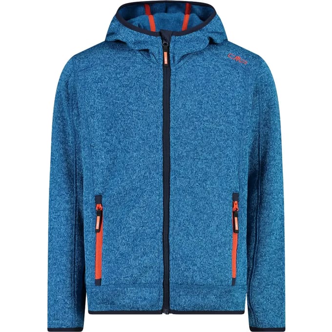 Kinder fleece met capuchon CMP