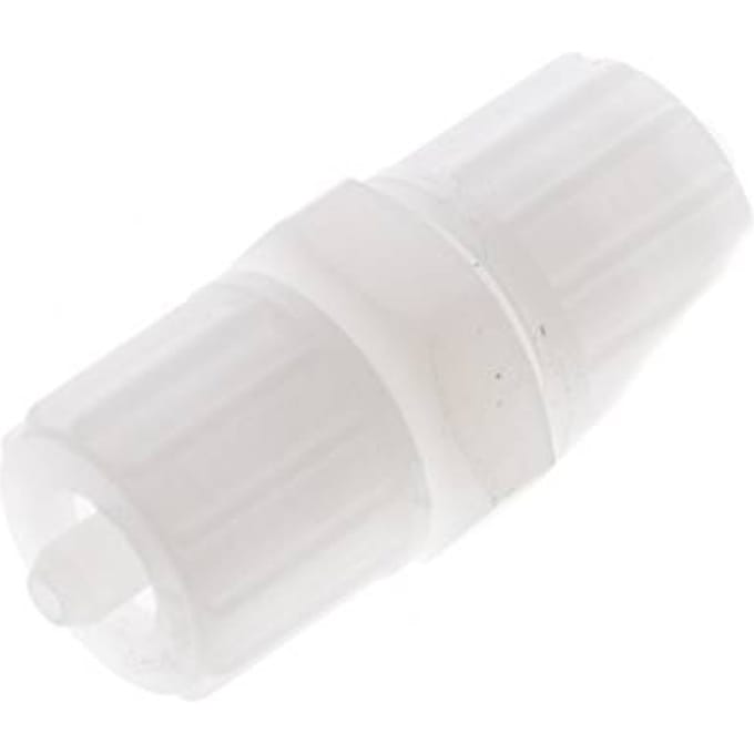 10x4mm Pvdf Rechte Knelfitting 10bar Kunststof en Polyamide