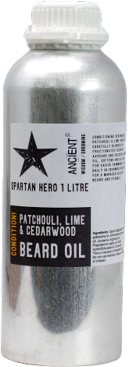 1 liter baardolie - Spartan Hero - Conditie!