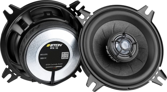 ETON PFX10 - Autospeaker - 10cm - 2 weg set - 100mm luidsprekers - 50 Watt RMS - 87dB - 3 Ohm