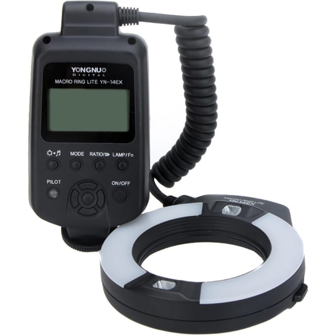 YONGNUO YN-14EX Macro Ring Flitslicht Vervanging voor Canon EOS DSLR Camera zwart