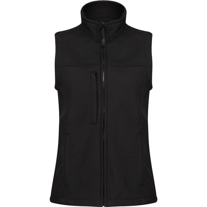 Regatta Dames/Dames Flux Softshell Gilet (Zwart)