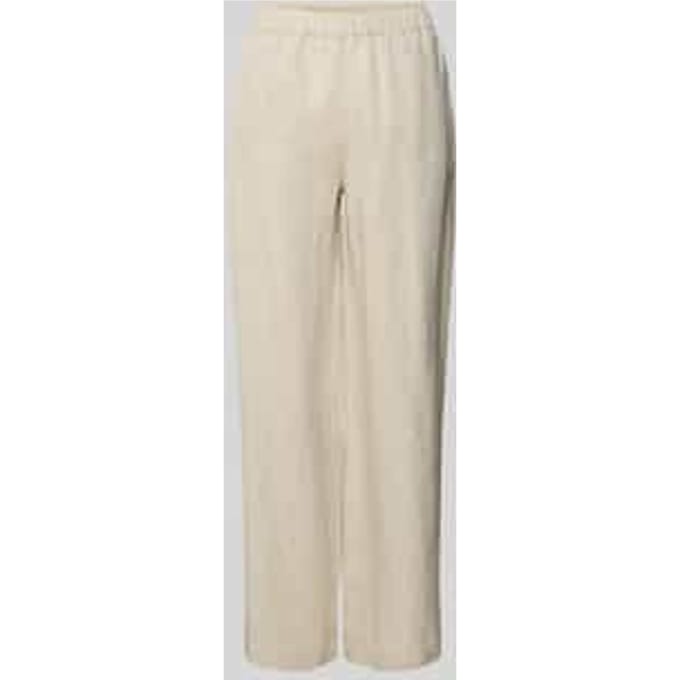 Relaxed fit linnen broek met steekzakken, model 'Emmi'