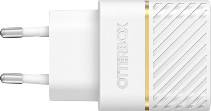 OtterBox EU Wall Charger - 20W USB-C + USB-C - Lightning kabel 1m - Wit