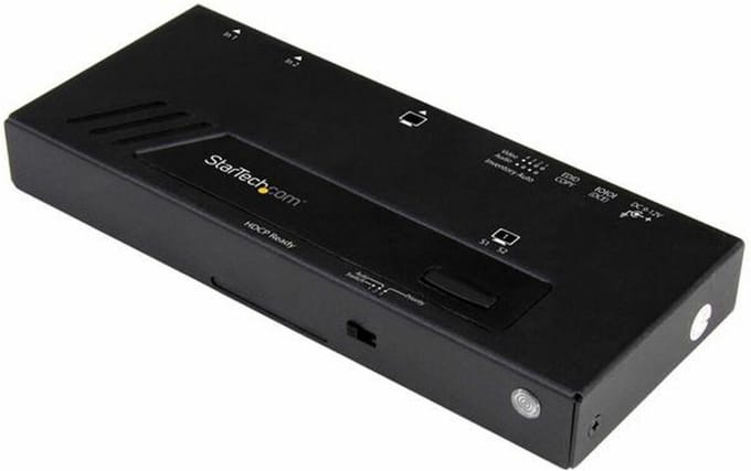 StarTech 2 poorts automatische HDMI video switch - 4K 2x1 HDMI switch met snelschakeling