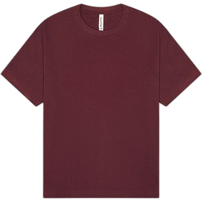 Bella+Canvas Unisex Heavyweight Tee CV3010 - Maroon - S