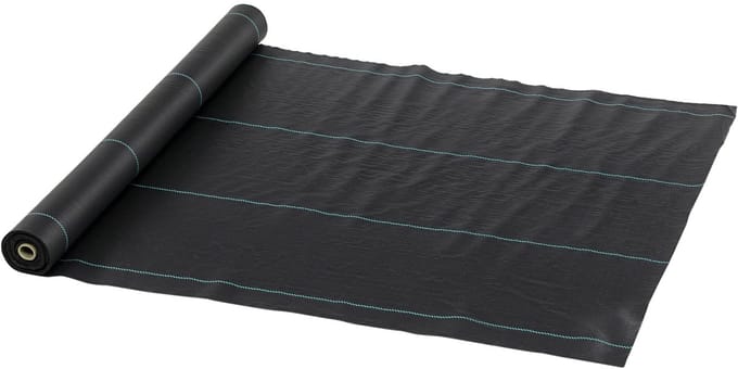 Outsunny Onkruidwerend doek - Polypropyleen - 100x1m - Zwart