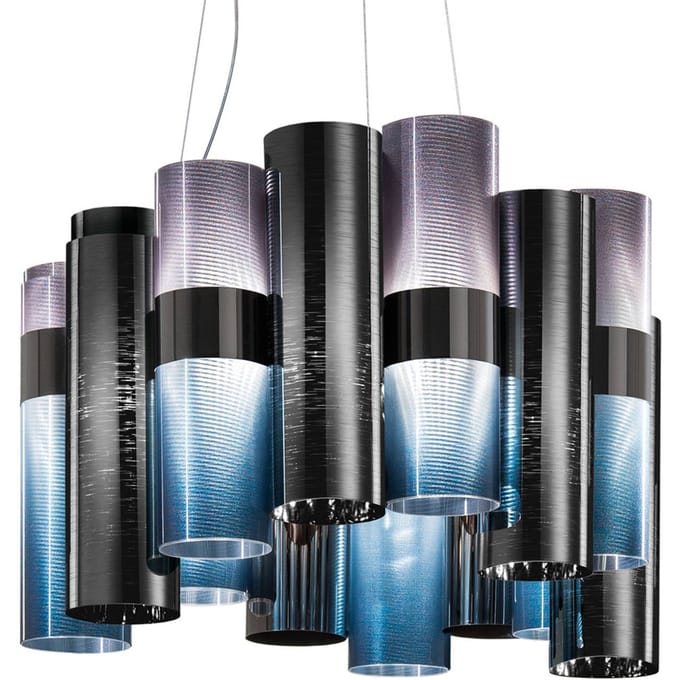 Slamp La Lollo Medium hanglamp blauw/rook