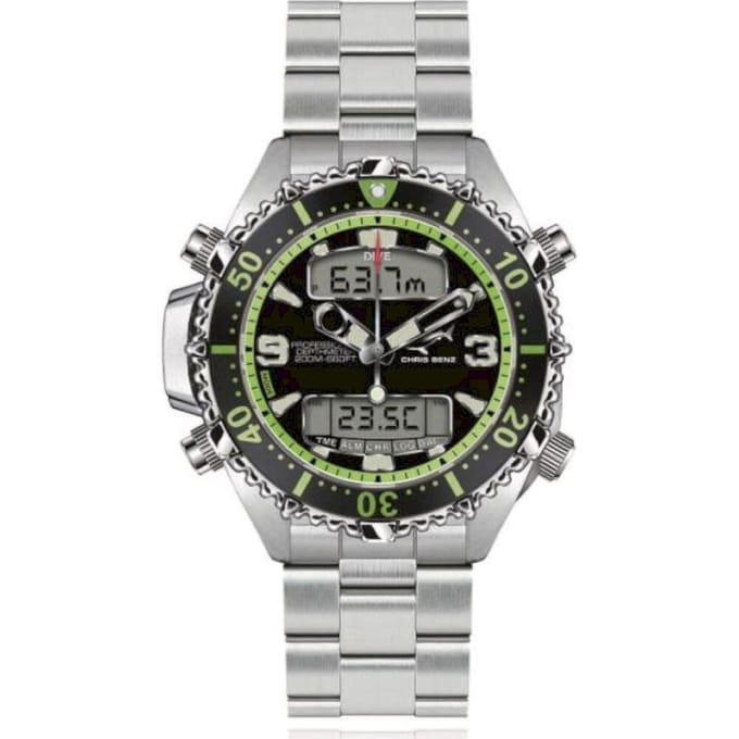 Chris Benz Dames, Heren, Unisex watch CB-D200X-G-MB