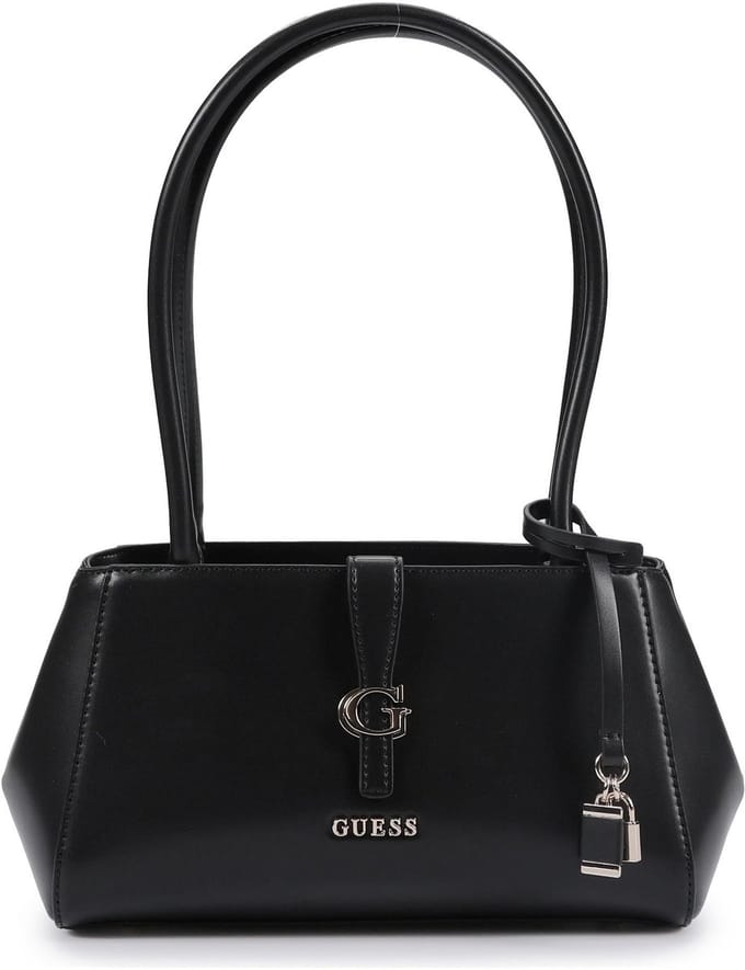 GUESS schoudertas Carrie Girlfriend Shoulder Bag Black zwart