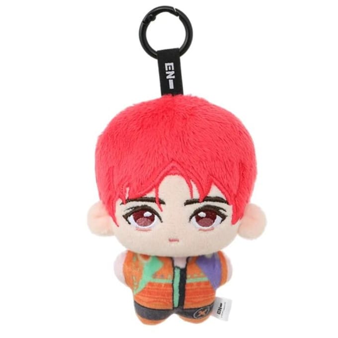 ENHYPEN x MINISO - Porte-clés Peluche Personnage HEESEUNG red