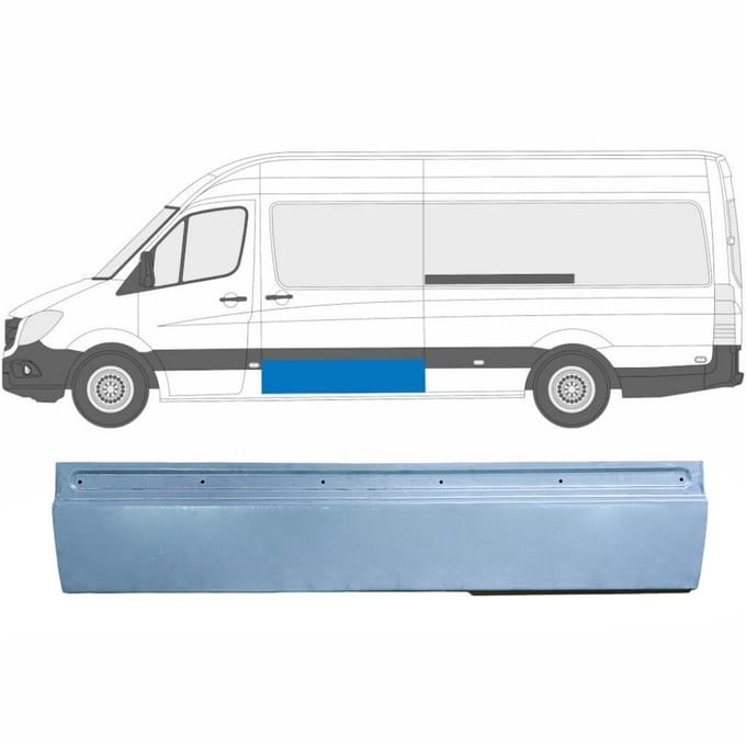 Interne reparatie achterste deuren voor Volkswagen Crafter 2005-2017
