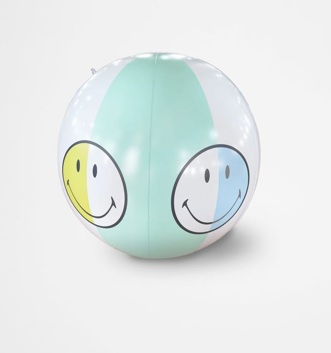 Sunnylife - Smiley Opblaasbare Sprinkler - PVC - Geel