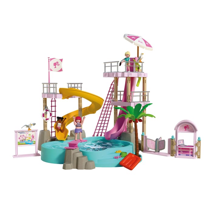 PLAYMOBIL – 72120 – Waterpark – Glijbanen – Barbiefiguren