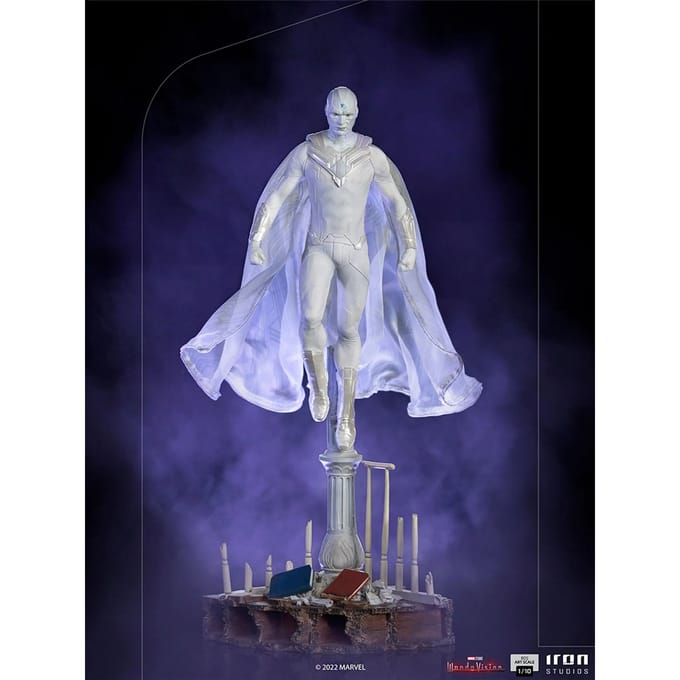 Iron Studios - Marvel Wandavision: BDS 1:10 Art Scale Statue - White Vision - Figuur