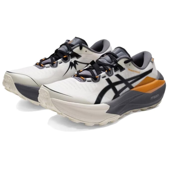 Asics Trabuco Max 5 Chaussures de Course Confortables Polyvalentes Hommes Baskets Marron Noir 1011C271-100 39.5 gray