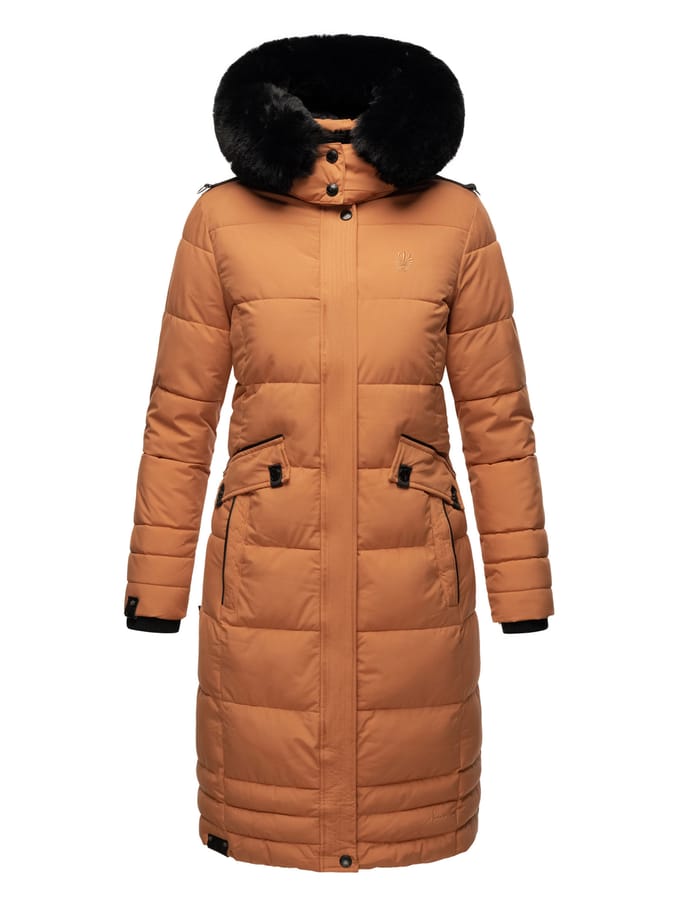 Navahoo Dames Winterjas Fahmiyaa – Lang, Warm & Functioneel met Capuchon