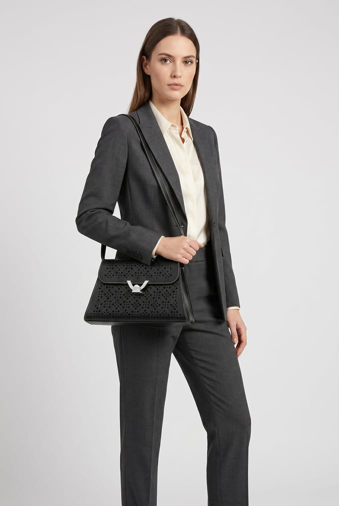 Coccinelle dew Cow.perf. Noir Größe: OS | Handtaschen Outlet | Damen