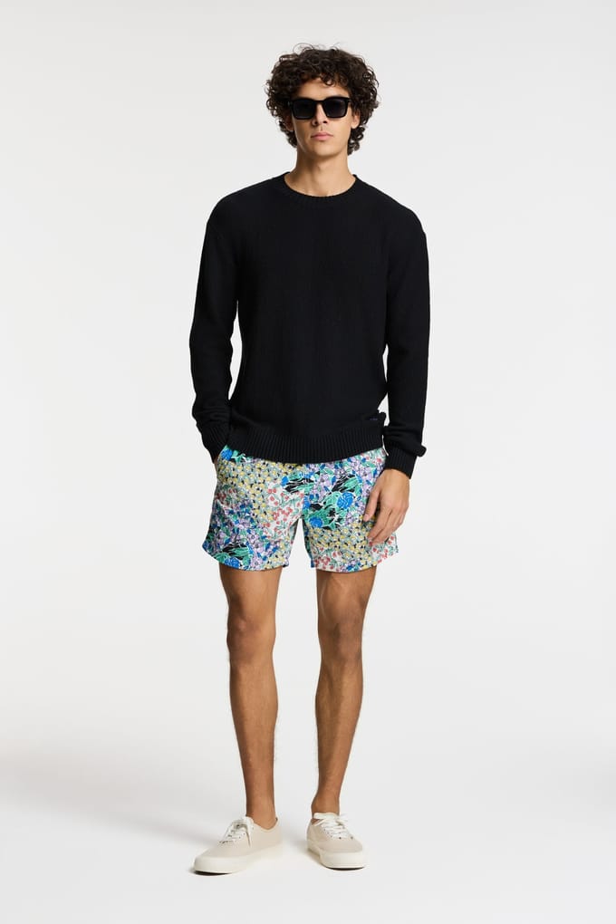 Shiwi Palmer Pullover Solid Black Maat: M | Sweaters Outlet | Heren | Zwart