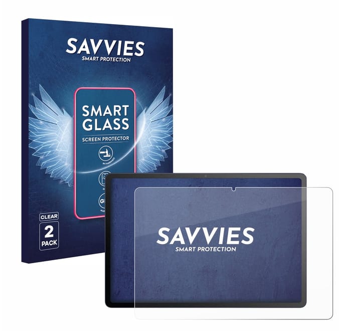 2 Stuks Savvies Screenprotector - geschikt voor TCL Tab A1 Plus - beschermfolie glas transparant