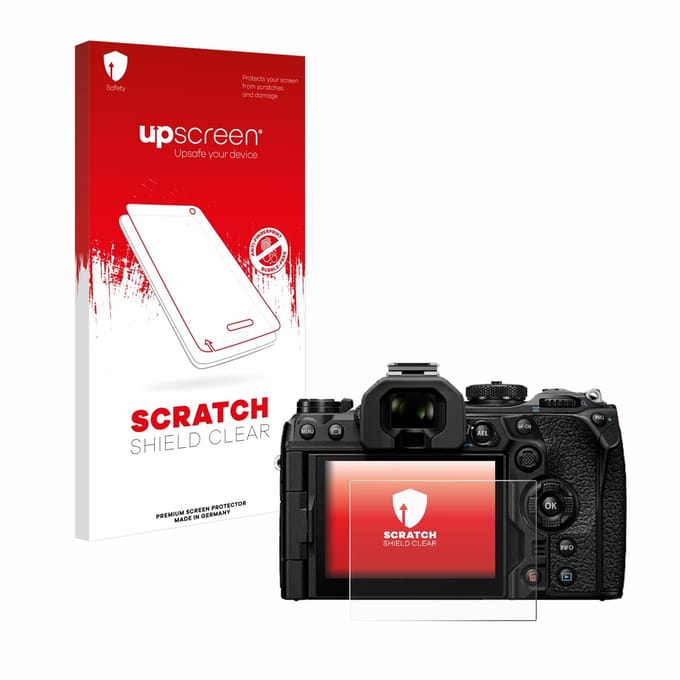 upscreen - Screenprotector voor Olympus OM System OM-1 Mark II / OM-3 - Folie Beschermfolie transparant