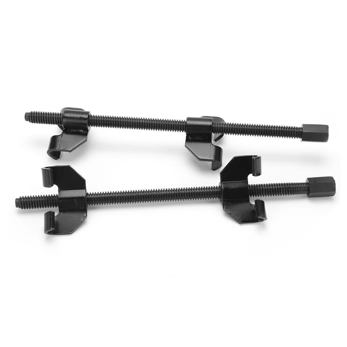 Compresseur de ressort d'amortisseur Outil de compression Acier moulé forgé Professionnel pour réparation automobile gray